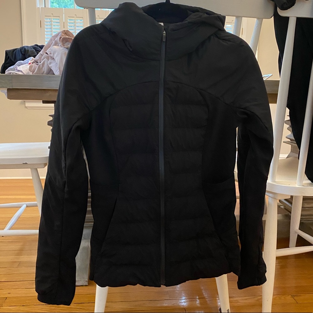 Lululemon Down For It All black jacket 10